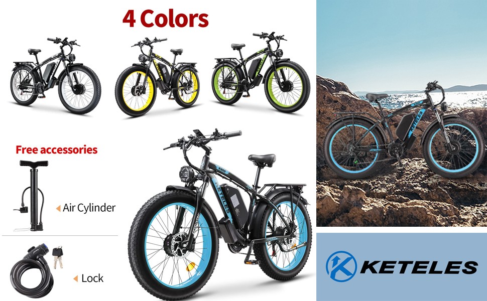 K800 dual motor mountain electric bike