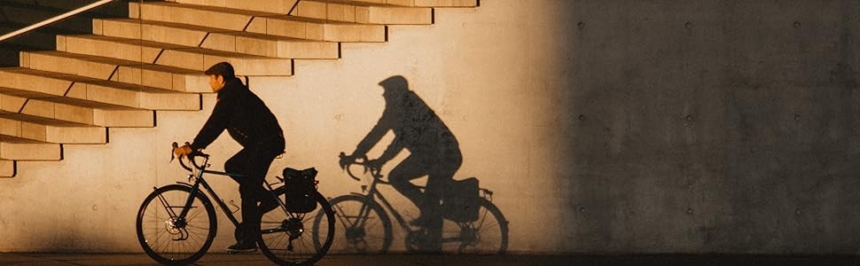 Cycling in the shade